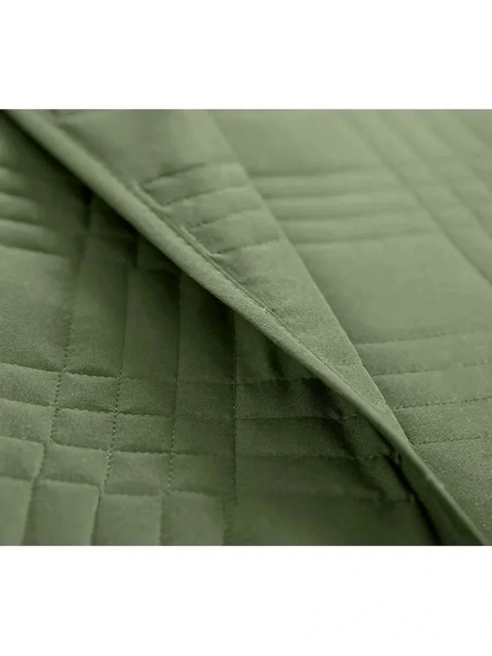 Sage Queen 3 piece Quilted Luxury Bedspread